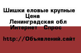 Шишки еловые крупные › Цена ­ 300 - Ленинградская обл. Интернет » Спрос   